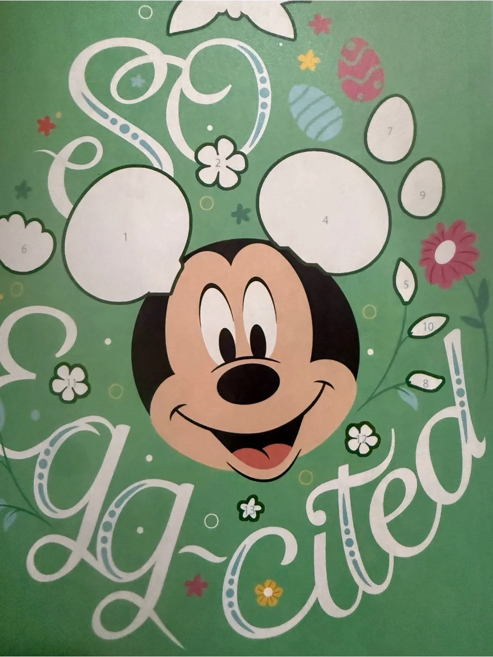 Disney Junior Mickey Easter Sticker by Number Activity Book
